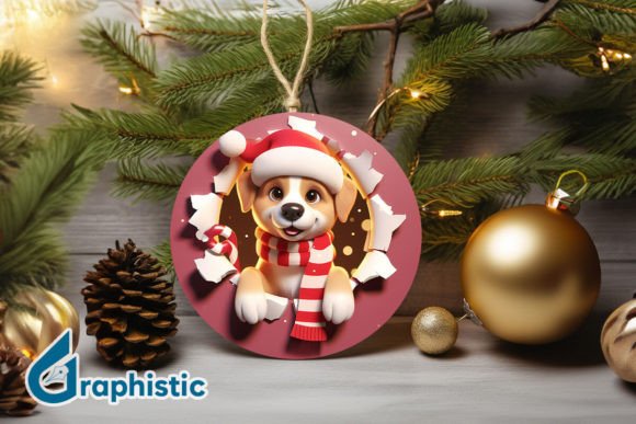 3D Dog Christmas Ornament Front 38: A Review for Illustrations