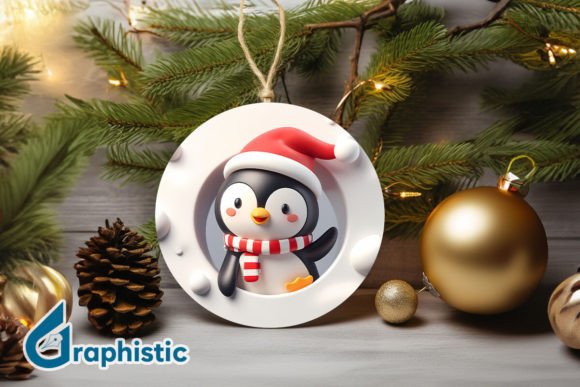 3D Penguin Christmas Ornament Front 94 Review