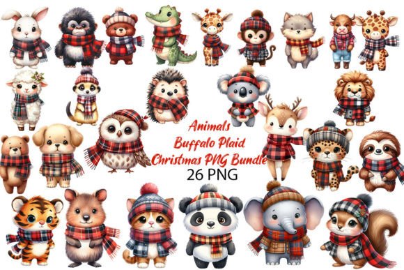 Animals Buffalo Plaid Christmas PNG Set: A Practical Review for Sellers