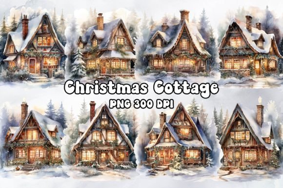 Christmas Cottage Watercolor Embroidery Review