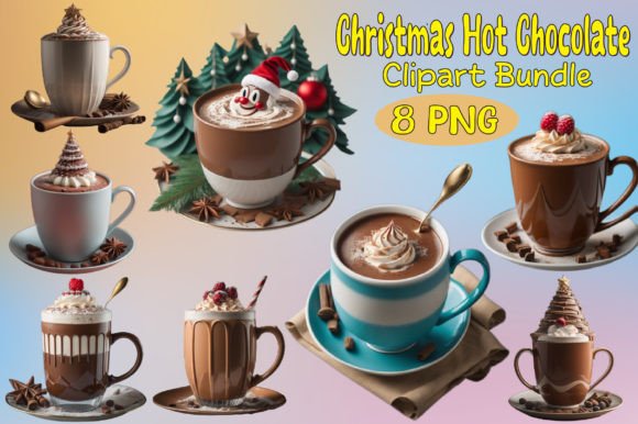 Christmas Hot Chocolate Bundle: Premium Illustrations for Blog Design