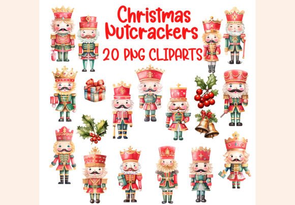 Christmas Nutcracker Png Watercolor for Illustrations