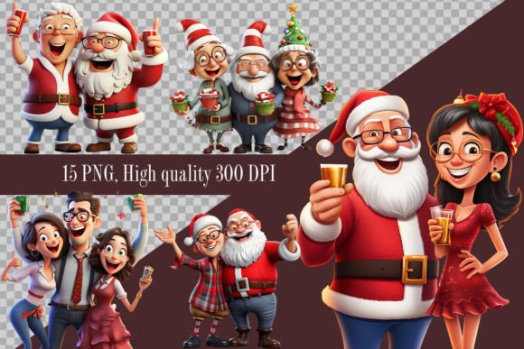 Christmas Party Clipart: Essential Illustrations for Modern Publishing