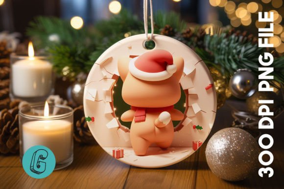 Cute Cat Christmas Ornament Back 07 Review