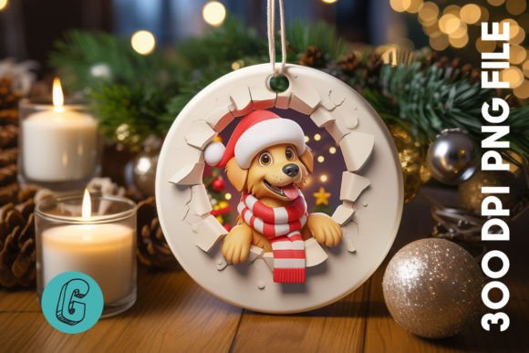 Cute Dog Christmas Ornament Front 22: A Practical Review for Digital Sellers