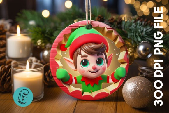 Cute ELF Christmas Ornament F 132: A Review for Sellers