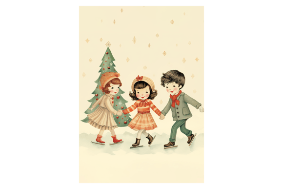 Kids Skating Christmas Card: A Designer's Real-World Embroidery Review