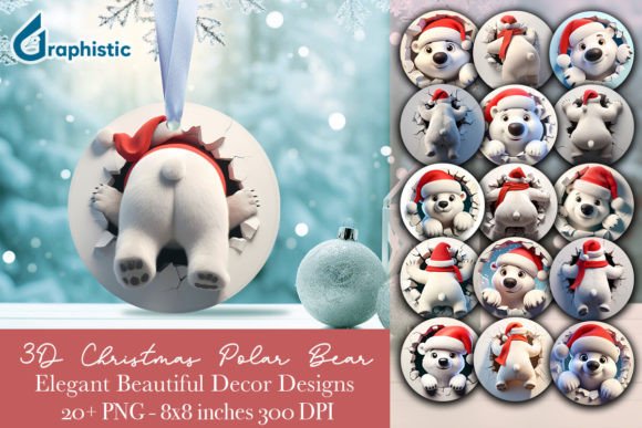 Ornament 3D Polar Bear Christmas Bundle Review