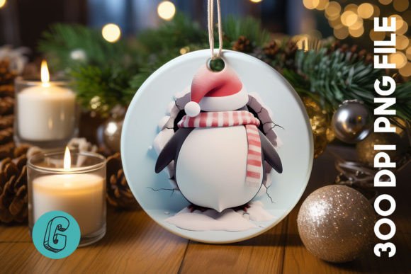 Penguin Christmas Ornament Back 87 Review
