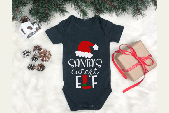 Santa s Cutest Elf Svg, Christmas Svg for Illustrations