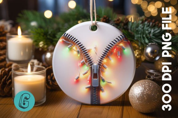 Unzipped Christmas Ornament PNG 11: A Designer's Review for Local Branding